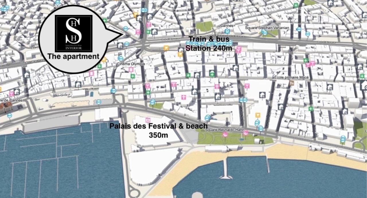 Apartmán A 2 Pas De La Croisette Cannes Exteriér fotografie